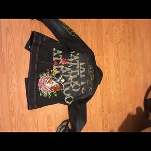Es hardy jean jacket for women